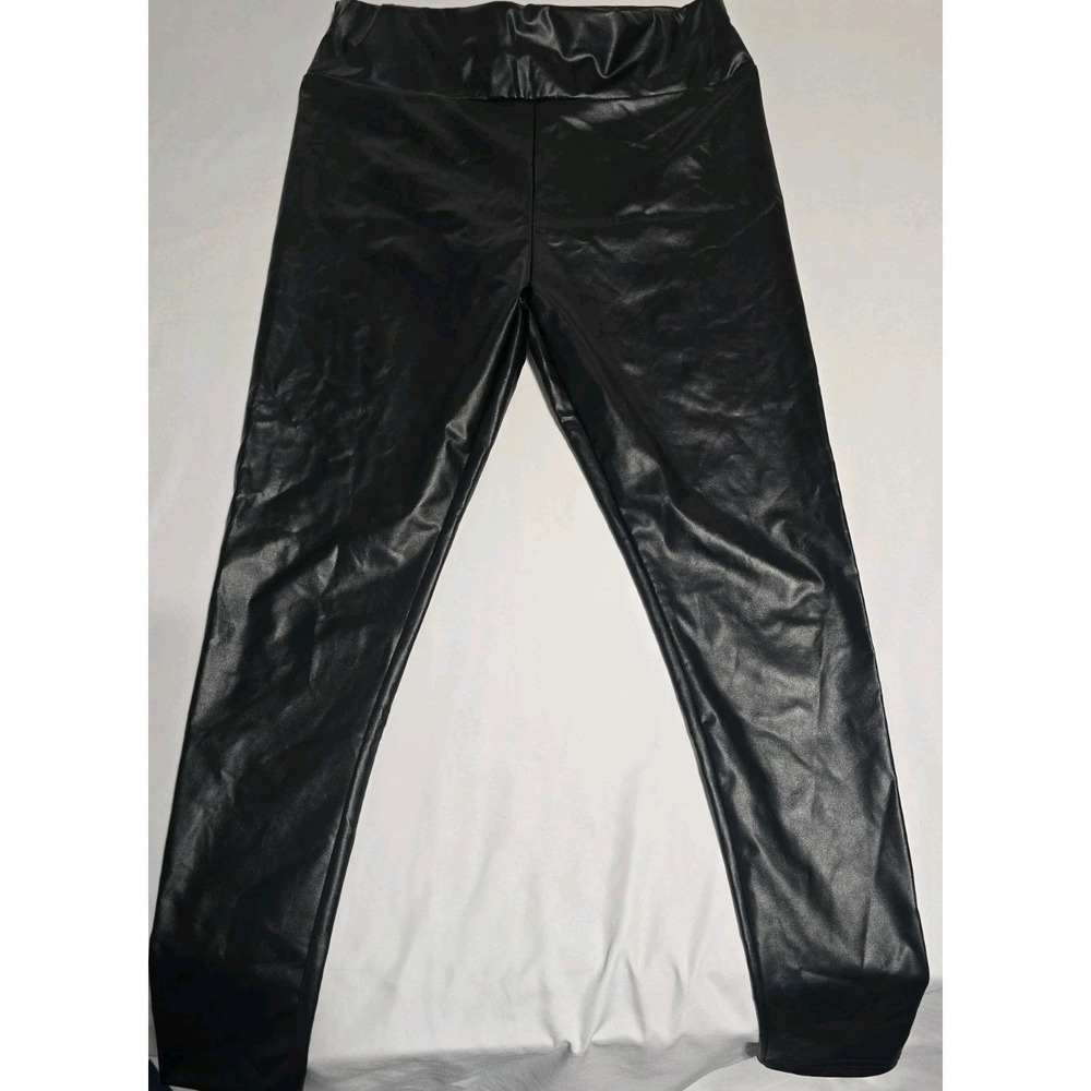 Women's Medium Black Pants Polyester And Spandex